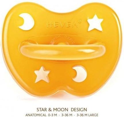 Actual product image Hevea Star and Moon (1 x, up to 3 M.)