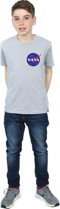 Actual product image Nasa Boys Classic Insignia Chest Logo T-Shirt (140, 146)