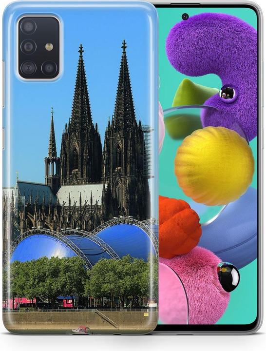 König Design Hülle Handy Schutz für Nokia 7.1 Case Cover Tasche Bumper Etuis TPU Motiv Schale (Nokia 7.1)