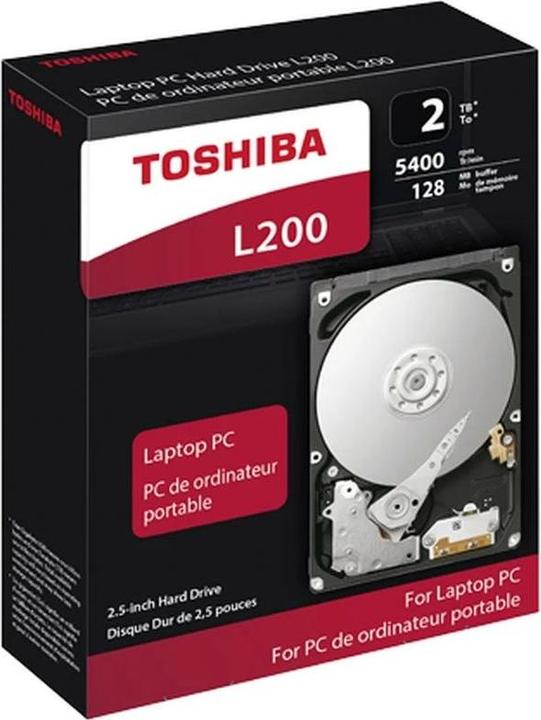 Actual product image Toshiba L200 (2 TB, 2.5", SMR)