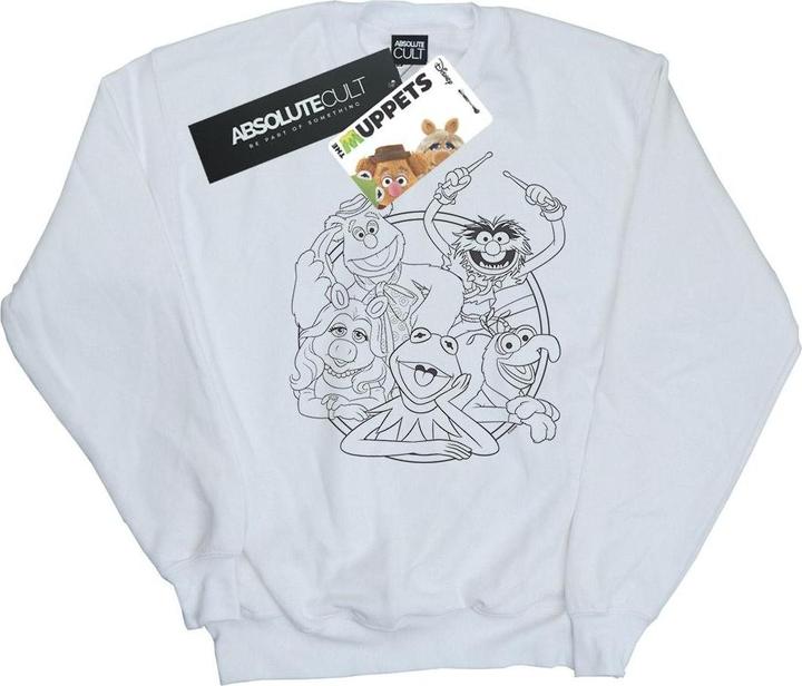 Disney The Muppets Group Line Art Sweatshirt (XL)