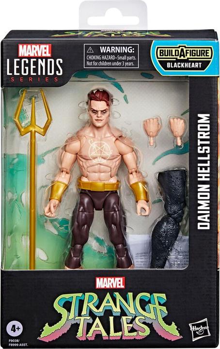 Actual product image Hasbro Strange Tales Marvel Legends action figure Daimon Hellstrom (BAF: Blackheart) 15 cm