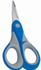 Immagine prodotto Kleiber Forbici da ricamo ""Trend Line"", lunghezza: 127 mm, a punta grigio/blu, molto ergonomiche, quindi (12.70 cm)