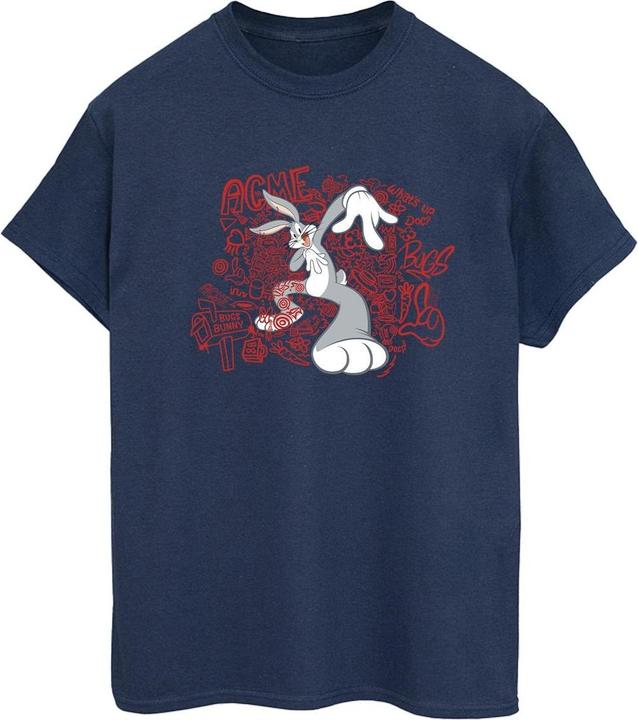 Image du produit Looney Tunes - T-shirt ACME DOODLES BUGS BUNNY - Femme (XXL)