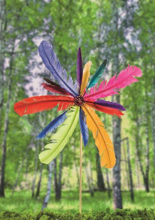Immagine prodotto Glorex Piume indiane, colorate, 5pcs 28-30cm