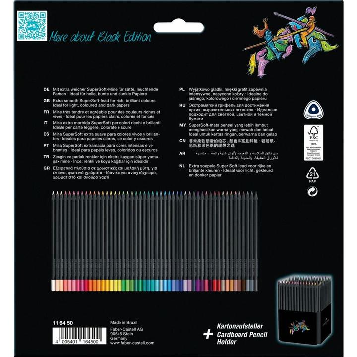 Produktbild Faber-Castell Black Edition (Mehrfarbig, 50 x)