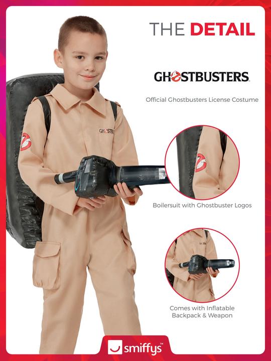 Actual product image Smiffys Ghostbusters - Uniform (152, 158, 164)