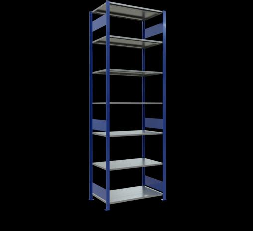 Actual product image Schulte Lagertechnik MULTIplus150 basic racking system with length ledgers