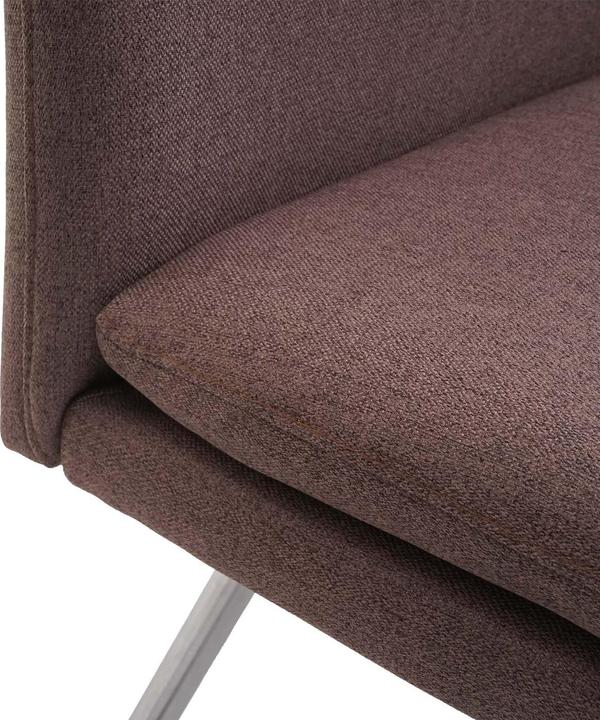 Immagine prodotto Mendler Panca, Panca per sala da pranzo Panca imbottita, schienale in tessuto/tessuto Acciaio inox (160 cm)