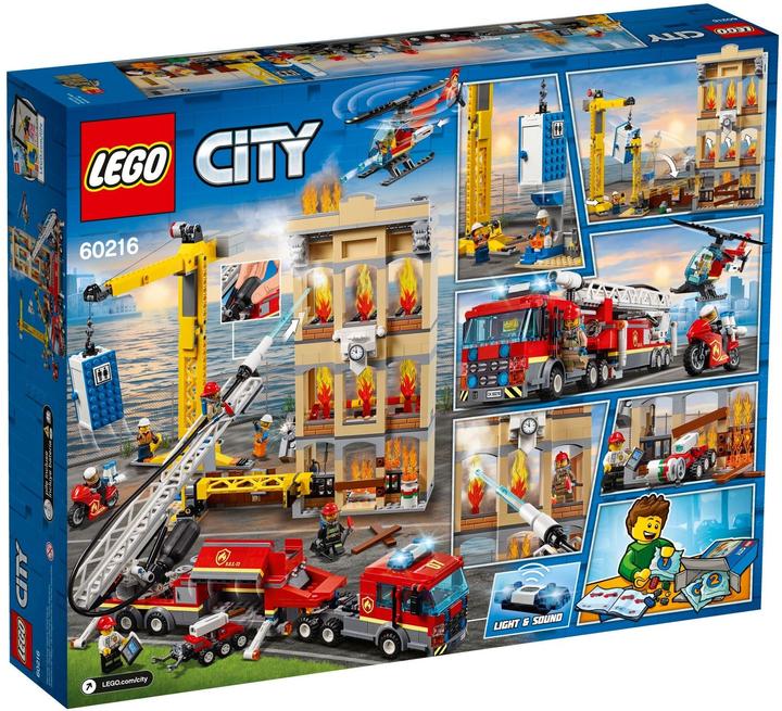 Actual product image LEGO Downtown Fire Brigade (60216, LEGO City)