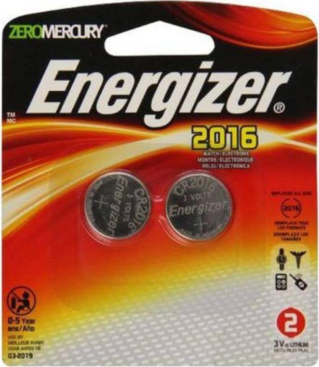 Immagine prodotto Energizer CR2016 Litio (2 pz., CR2016, 100 mAh)