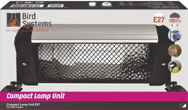 Bird Systems Compact Lamp Unit pour cages oiseaux, E27 -30 cm