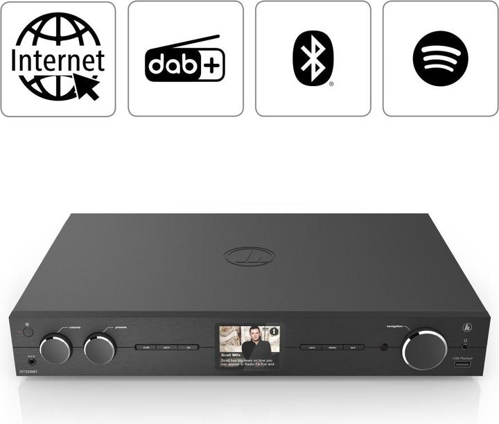 Immagine prodotto Hama HiFi-Tuner DIT2006BT (DAB, FM, Web radio, WiFi, Bluetooth)