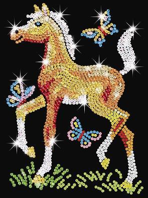 Image du produit KSG Tableau à paillettes Junior Poulain