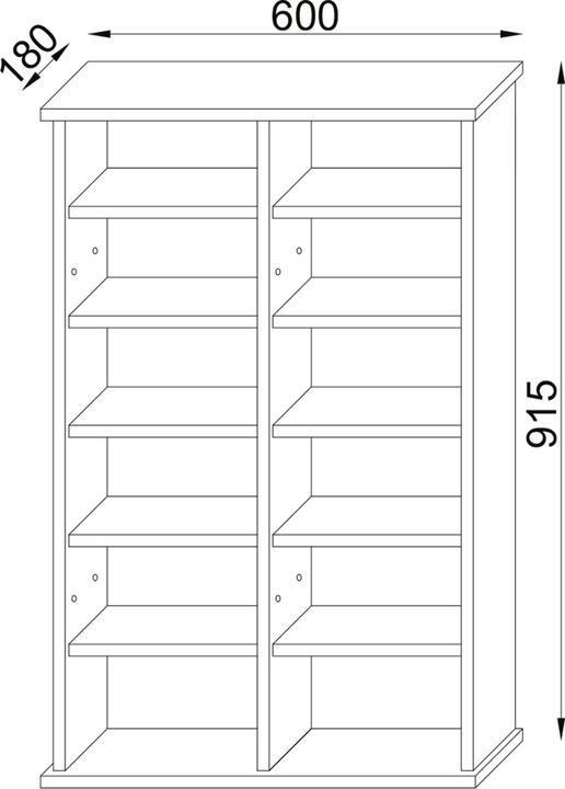 Immagine prodotto VCM Galleria (60 x 18 x 92 cm)