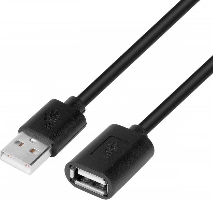 Immagine prodotto Cavo di prolunga USB AM-AF 1,8 m nero (1.80 m, USB 2.0)