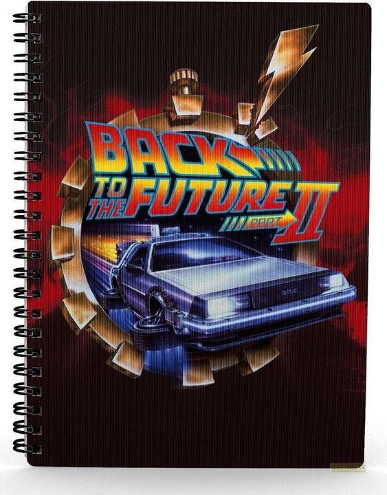 Produktbild SD Toys RETOUR VERS LE FUTUR 2 - Effet 3D Poster - Cahier (Speziallineatur, Harter Einband)