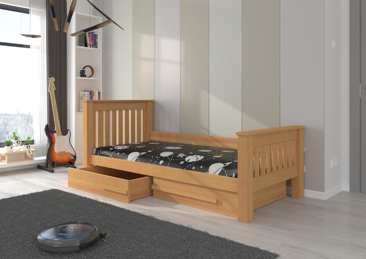 Actual product image ADRK Furniture Bed with mattress CARMEL 180x80 (180 x 80 cm)