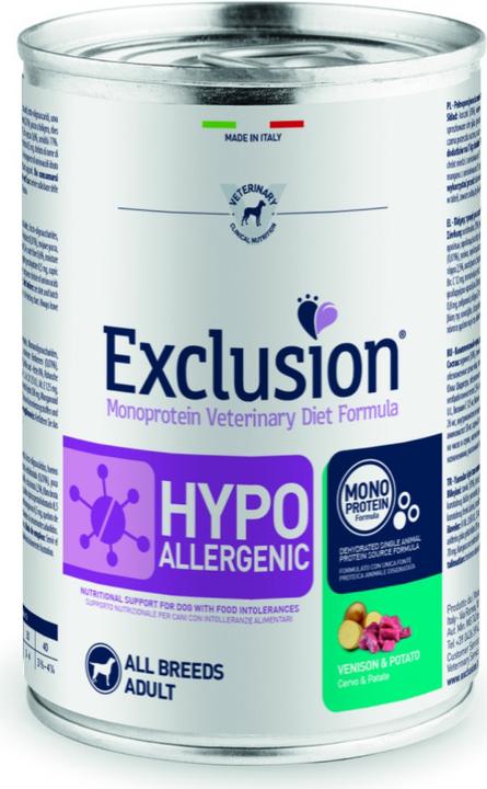 Produktbild Exclusion Hypoallergenic Venison & Potato (Adult, 24 Stk., 200 g)