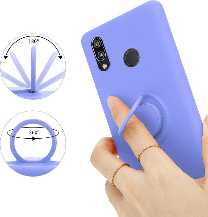 Image du produit Cadorabo TPU Liquid Ring Silicone Case Cover (Huawei Nova 3E)