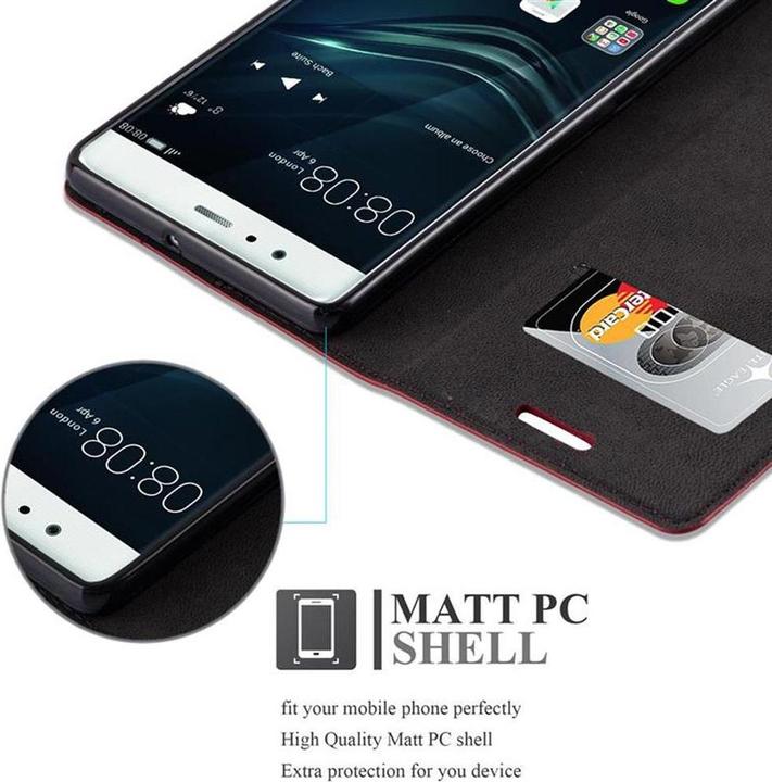 Productafbeelding Cadorabo Boek Onzichtbare Magneethoes (Huawei P9)