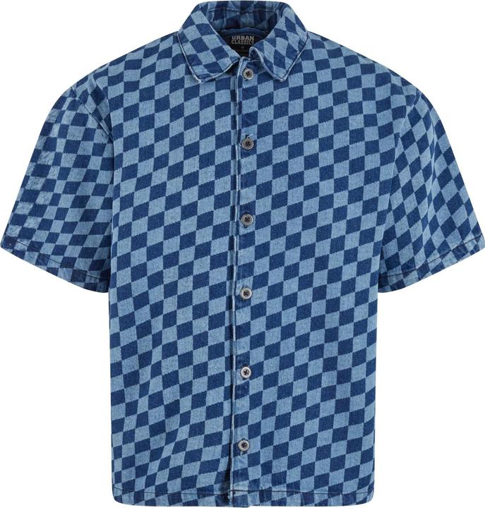 Urban Classics Laser Check Printed Boxy Shirt - 166805