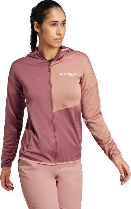 Image du produit adidas Women's Xploric Light Fleece Hooded Jacket (L)