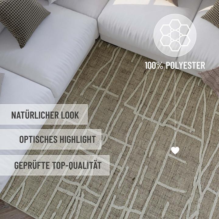 Immagine prodotto Wecon Home Kurzflorteppich Hamptons TWENTYFIVE (80 x 300 cm)