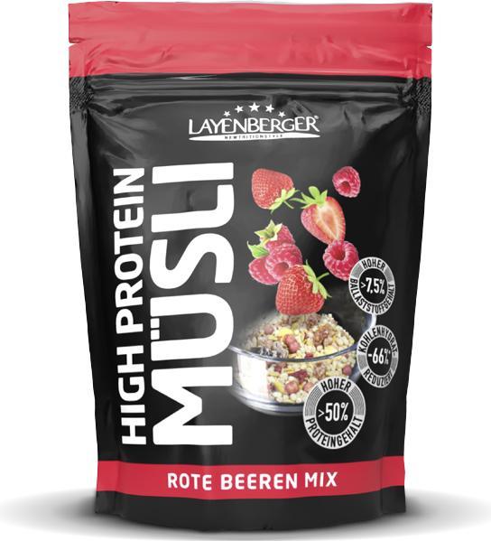 Immagine prodotto Layenberger Miscela di muesli ad alto contenuto proteico ai frutti rossi (400 g)