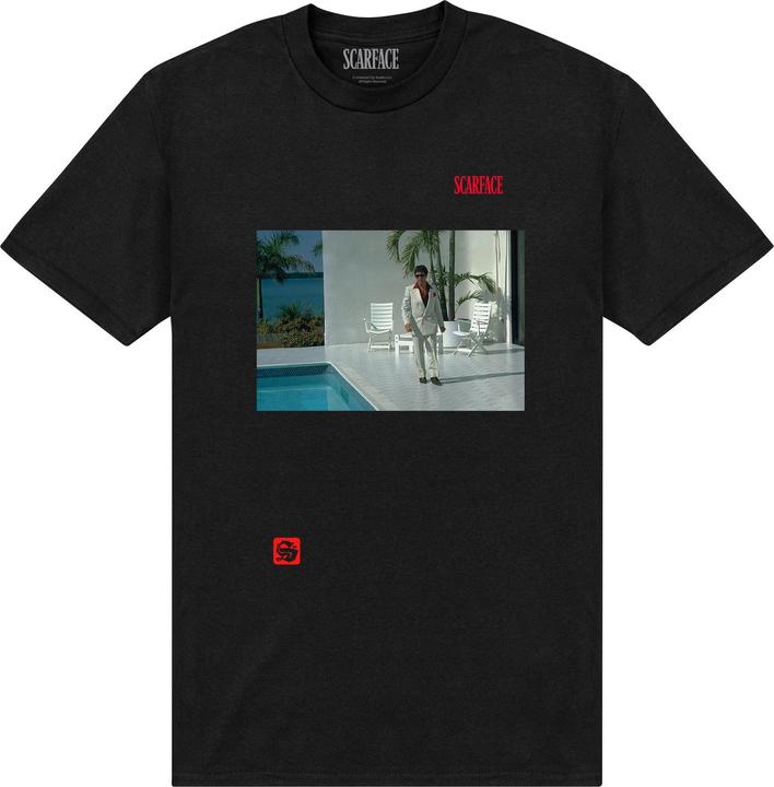 Immagine prodotto Universal Textiles Pool Scene Maglietta Tony Montana Adulto Unisex (S)