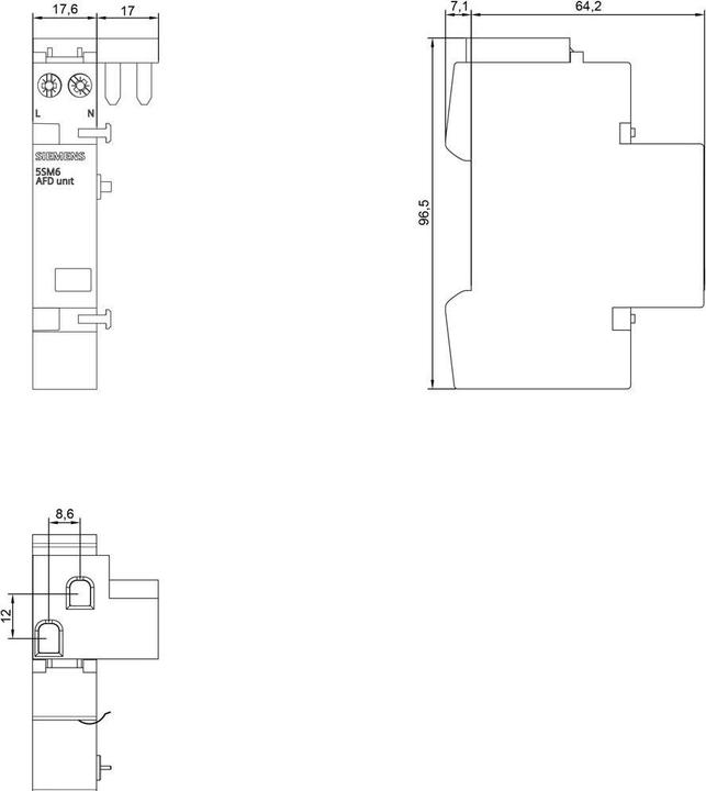 Actual product image Siemens Fire switch 2 pole 16