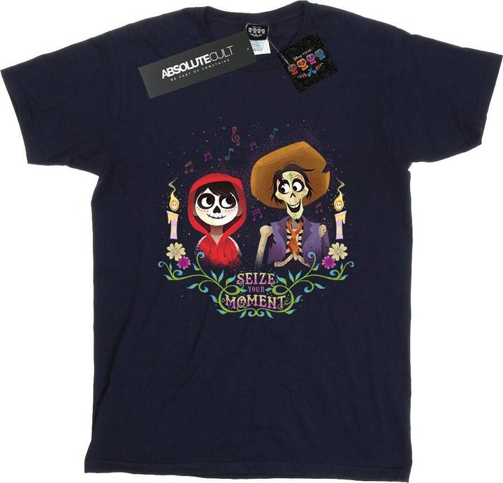 Actual product image Disney Womens/Ladies Coco Miguel And Hector Cotton Boyfriend T-Shirt (XL)