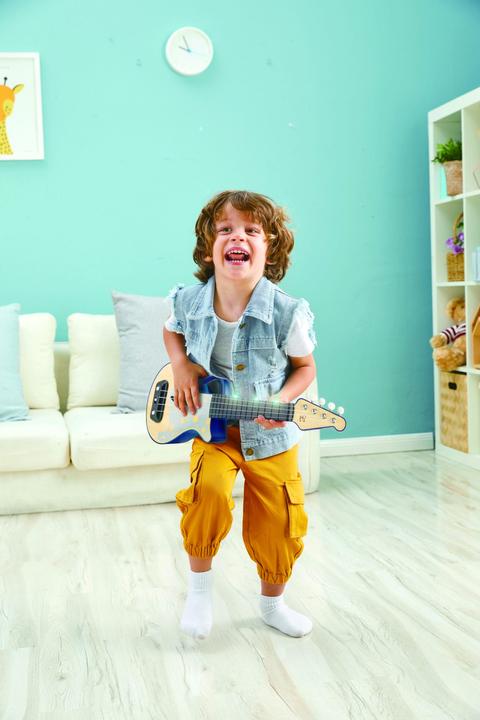 Produktbild Hape Elektrische Lern-Ukulele, Blau