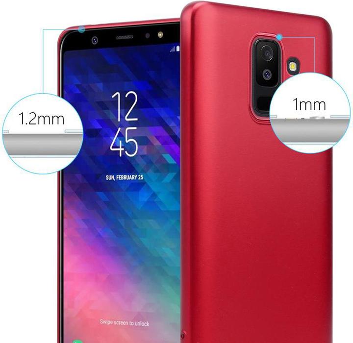 Immagine prodotto Cadorabo Custodia TPU Matt Metallic (Samsung Galaxy A6+)