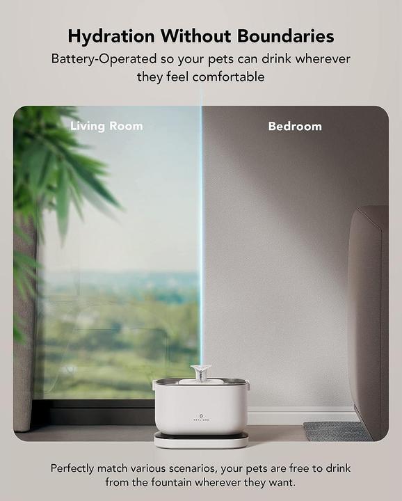 Produktbild Petlibro Dockstream Battery-Operated Water Fountain (2.50 l)