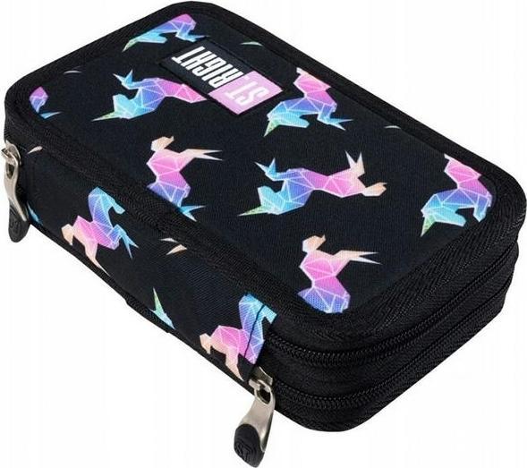 Image du produit St. Majewski Pencil case MAJEWSKI Double pencil case with accessories STRIGHT PC-04 Rainbow Unicorns mkmk MAJEWSK