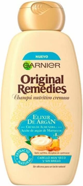 Produktbild Garnier ORIGINAL REMEDIES champú elixir de argan 300 ml (300 ml, Flüssiges Shampoo)