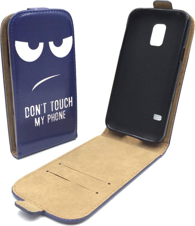 Actual product image König Design Mobile Phone Case for Samsung Galaxy S5 / S5 Neo Protective Wallet Cover Case Blue (Samsung Galaxy S5 Neo, Samsung Galaxy S5)
