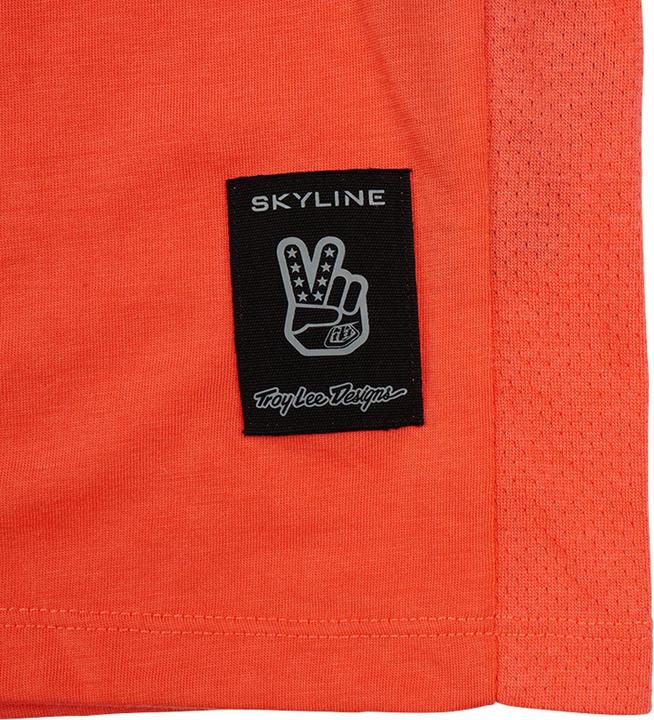 Actual product image Troy Lee Designs Skyline Ride SS Tee, P&W, melon, youth M (M)