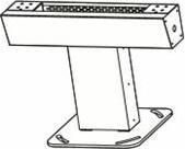 Actual product image LG ST-550X Stand for 55XE3C-B