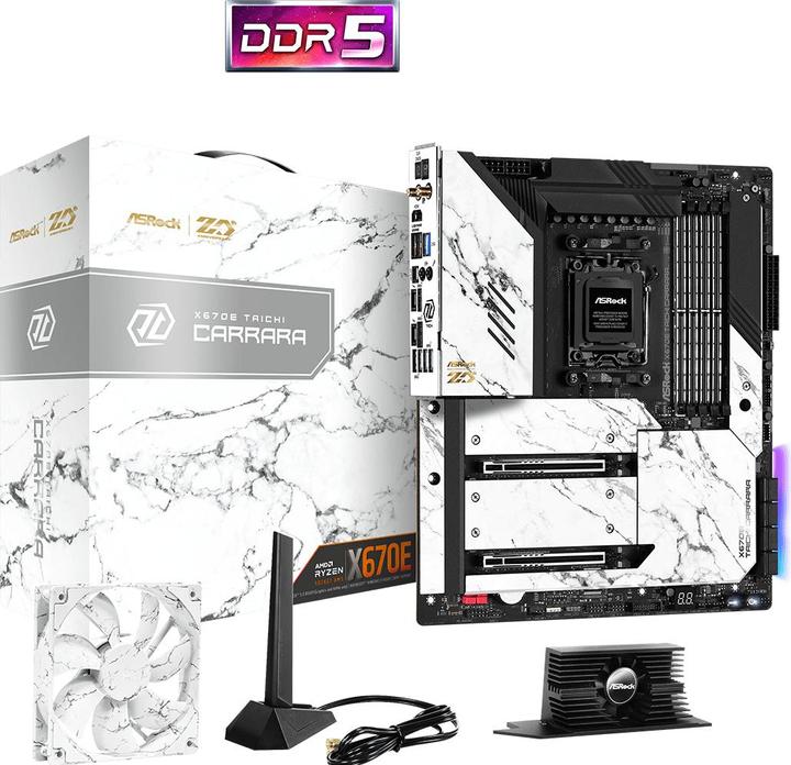 Actual product image AsRock X670E Taichi Carrara (AM5, AMD X670, E-ATX)