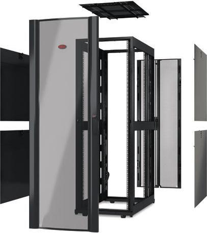 Produktbild APC NetShelter SX 48U Wide x Deep Enclosure Without Sides and Doors (48 HE, 19 Zoll Rack)
