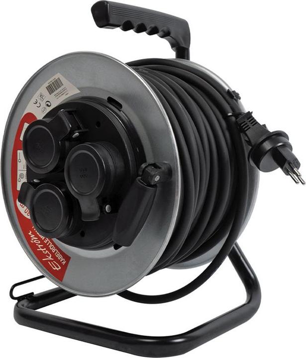 Image du produit Ekström Kabelrolle Metall 3xT13 & 1xT13 IP55 30M (30 m, 1.50 mm²² mm)