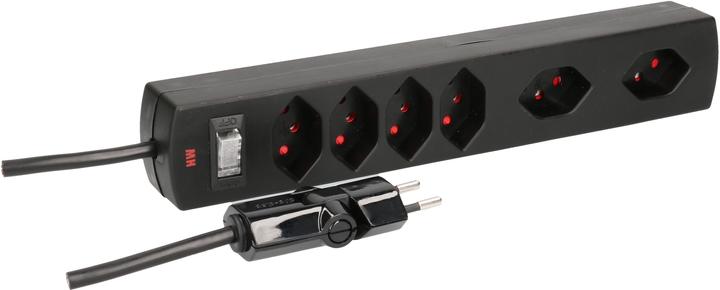 Max Hauri Safety Line 90° mit Schalter (6 x, Typ 13, 2 m)