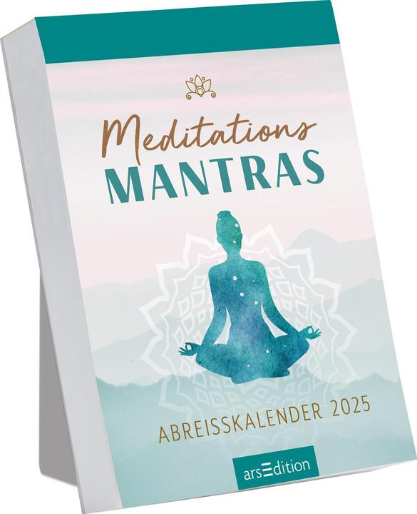 Produktbild Abreisskalender Meditations-Mantras 2025 (Harter Einband, Deutsch)