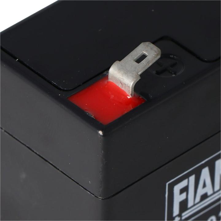 Actual product image Fiamm FG20201 Akku 2,0Ah PB Blei Akku wartungsfrei, mit 4,8mm Steckkontakten (12 V, 2 Ah)