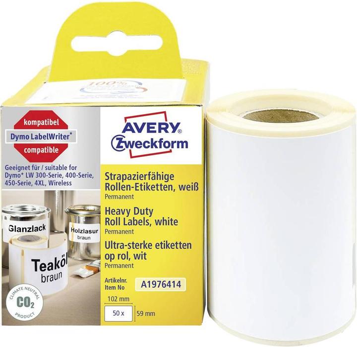 Actual product image Avery Roll labels