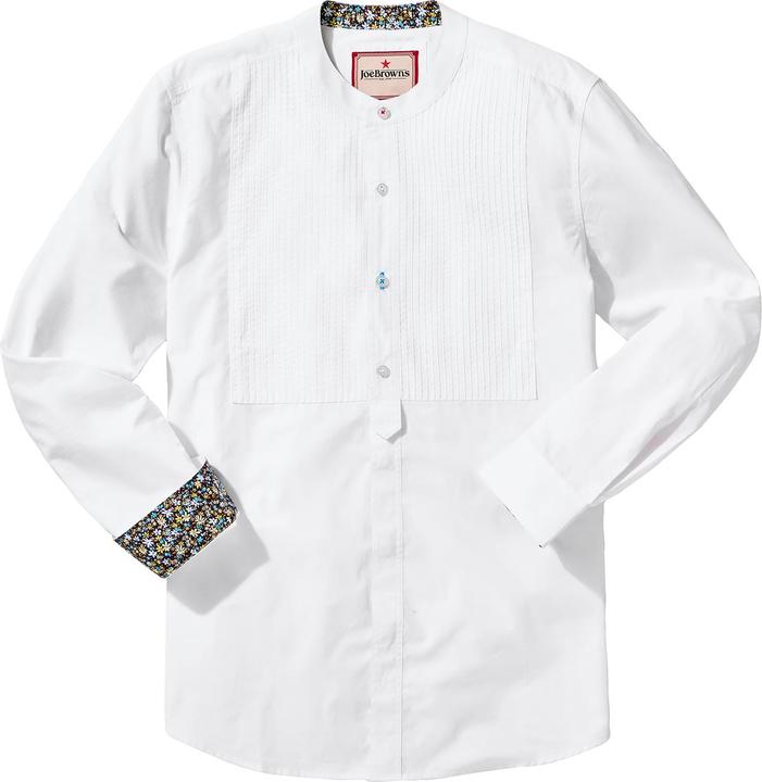 Actual product image Joe Browns Pintuck Grandad Collar Long Sleeve Shirt (XL)