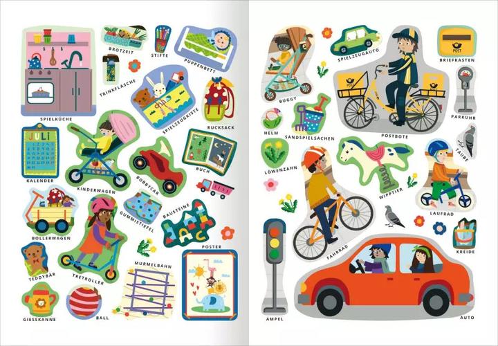 Produktbild Stickerheft, Bilderlexikon - Meine Welt