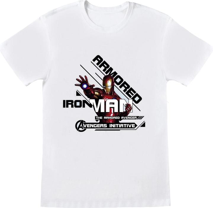 Actual product image Boys Avengers Iron Man Armoured Avenger T-Shirt (140, 146)